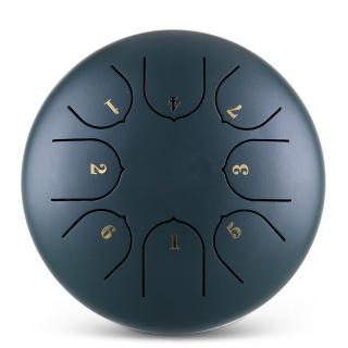 Hütermann Tongue drum - 6' (15cm) 8 tónů, D-dur - Zelený,  s příslušenstvím