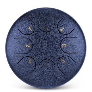 Hütermann Tongue drum -  8' (20cm), 8 tón, F-dur - Tmavomodrá, s příslušenstvím