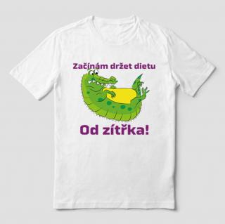 Hütermann Triko s potiskem - Začínám držet dietu. Od zítřka!