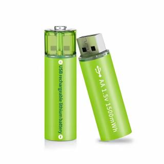Hütermann USB baterie nabíjecí 1.5V AA 1500mWh