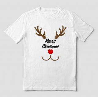 Hütermann Vánoční tričko s potiskem - Sob - Merry Christmas
