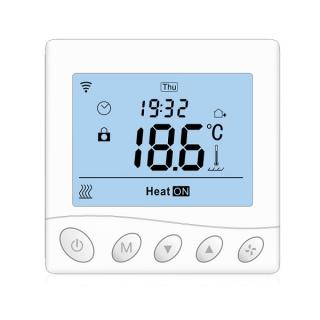 Hütermann WiFi termostat HT033W-WIFI 16A - TUYA s vnitřním a externím čidlem pro podlahové vytápění