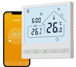 Hütermann WIFI Termostat programovatelný týdenní HT047W-IE 16A s vnitřním a venkovním čidlem