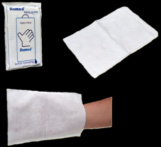 Romed Aqua Hands (Navlhčené hubky na osobnú hygienu)