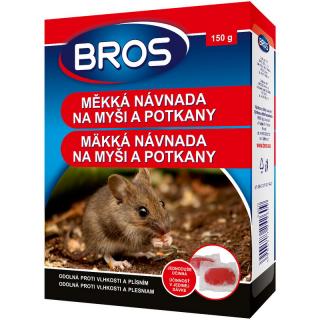 BROS Mäkká návnada na myši a potkany 150g