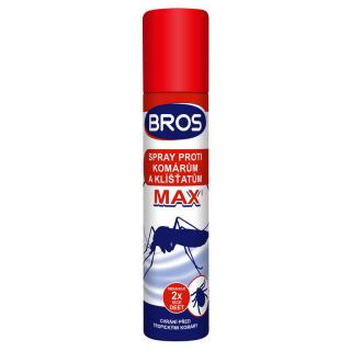 BROS MAX Spray proti komárom a kliešťom  90 ml