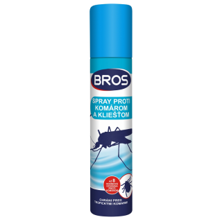 BROS Spray proti komárom a kliešťom 90ml