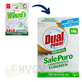 DUAL power soľ do umývačky riadu 1 kg