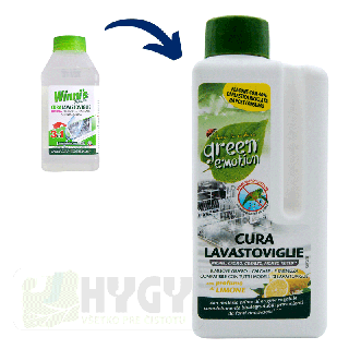 green emotion CURA LAVASTOVIGLIE čistič umývačky (ekv. WINNI´S CURALAVASTOVIGLIE) 250 ml