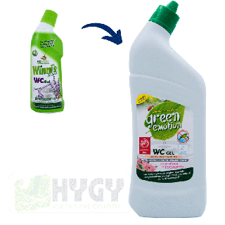 green emotion WC GEL čistič toalety (ekv. WINNI´S WC Gel) 750 ml