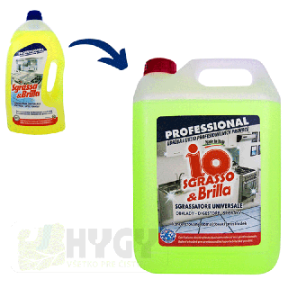 IO SGRASSO & BRILLA univerzálny odmasťovací a čistiaci prostriedok 5l