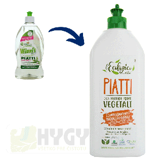 PIATTI ekologický prostriedok na ručné umývanie riadu L’ECOLOGICO (Winni's Piatti) 500 ml