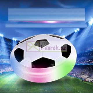 Futbalová lopta Air disk - biely lem