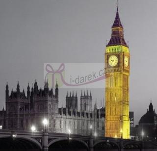 Korkové prestieranie malé 10,5x10,5cm sada 4ks - Londýn Big Ben