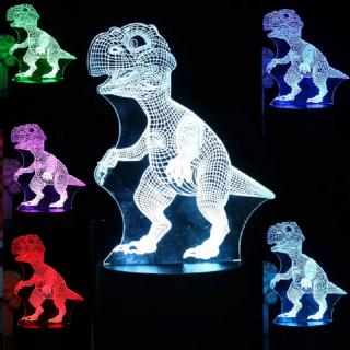 Lampička s 3D ilúziou - Dinosaurus