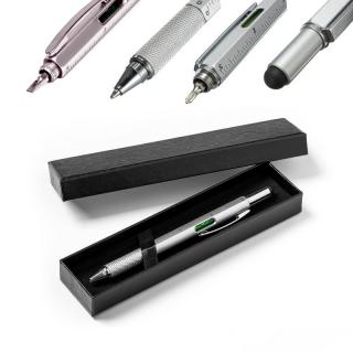 Multifunkčné pero s PDA stylusom 5v1 - vodováha, pravítko a skrutkovač