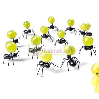 Napichovátka na jednohubky - 12ks mravcov