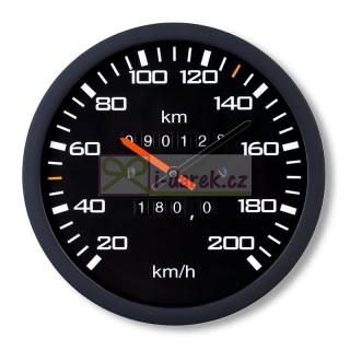 Nástenné hodiny pre auto-moto nadšencov - TACHOMETER