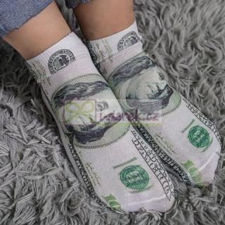 Nízke členkové ponožky – 100 Dollars