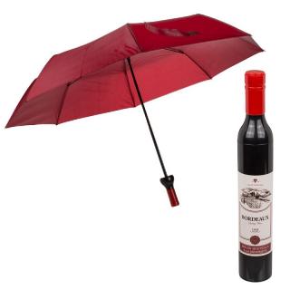 Originálny dáždnik vo fľaši od vína – Červené víno