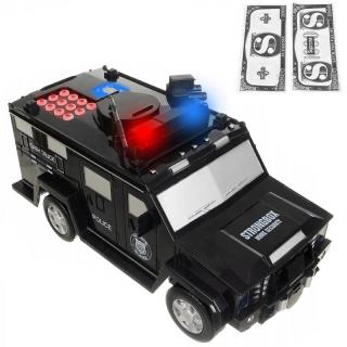Pokladnička na odtlačok prsta - Pokladnička obrnené policajné auto