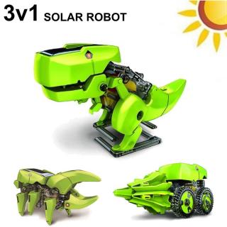 Solárny robot 3v1 - dinosaurus