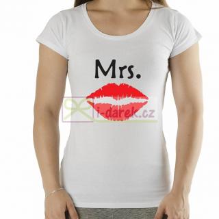 Tričko Mrs. pre ženu - mladomanželia - S