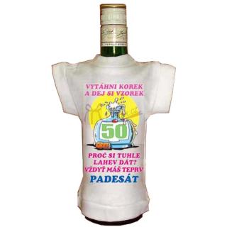 Tričko na lahev jubileum - výročí 50 let (CZ)