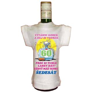 Tričko na lahev jubileum - výročí 60 let (CZ)