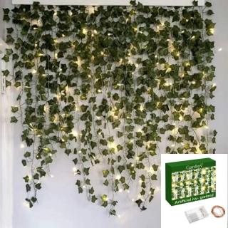 Umelý brečtan 12ks x 2,1m - 50 LED svetiel