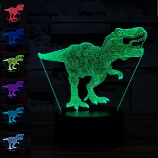 USB lampička s 3D ilúziou - T-Rex Dinosaurus