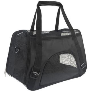 Uzatvárateľná taška na prepravu zvierat - čierna