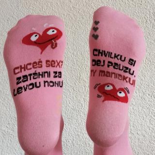 Veselé ponožky - Dáme sex veľ. 39-42 (CZ)