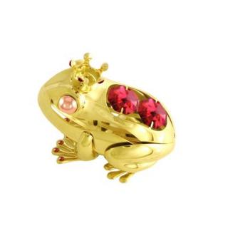 Žaba so zlatou korunkou, zakliata princezná Crystocraft - zlatistá