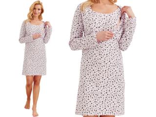 Dámska nočná košeľa - materská - Taro Linda 1091 Farba: Ružová, Veľkosť: XL