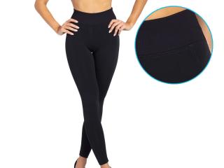 Dámske legíny - nohavicové - Gatta Skinny High Waist Farba: Čierna (nero), Veľkosť: L