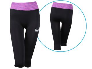 Dámske legíny - športové - trojštvrťové - Gatta Fitness Leggings Farba: Fialová melanž (purple melange), Veľkosť: S