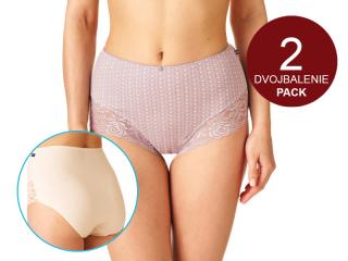 Dámske nohavičky - KEY LPF569 A24 (2x) Farba: Vyobrazená kombinácia vzorov, Veľkosť: XL