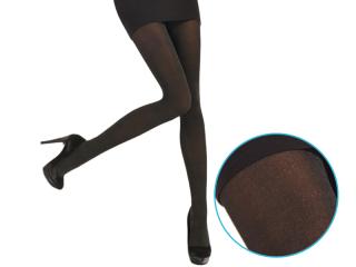 Dámske pančuchové nohavice - Gatta Black Diamond 3D (50 DEN) Farba: Čierno-šedá (nero-grafit), Veľkosť: L