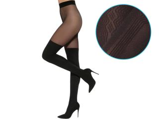 Dámske pančuchové nohavice - Gatta Girl-up 45 (60/20 DEN) Farba: Čierna (nero), Veľkosť: L