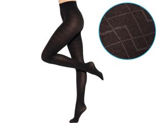 Dámske pančuchové nohavice - Gatta Loretta 145 (50 DEN) Farba: Čierna (nero), Veľkosť: XL