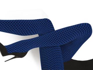 Dámske pančuchové nohavice - Gatta Sassi 05 (50 DEN) Farba: Modrá (blue), Veľkosť: L