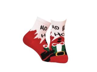 Dámske ponožky - vzorované - Wola Xmas Woman 892 Farba: Červená, Veľkosť: 36-38 (24-25)