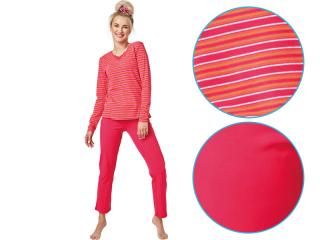 Dámske pyžamo - KEY LNS340 Farba: Červená, Veľkosť: L