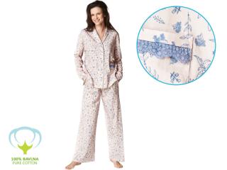 Dámske pyžamo - KEY LNS754 Farba: Smotanová, Veľkosť: L