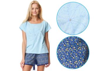 Dámske pyžamo - KEY LNS997 Farba: Modrá, Veľkosť: L