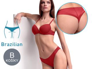 Dámsky set - Lormar ExtraOrdinary EXT52075 ROSSO Farba: Červená, Veľkosť: 70 B (S)