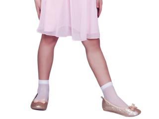 Dievčenské pančuškové ponožky - Gatta Antonella (20 DEN) Farba: Biela (bianco), Veľkosť: UNI
