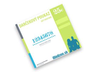 eDarčekový poukaz iBielizen.sk | L&M UNDERWEAR | 25 €  OKAMŽITÉ DORUČENIE do mailovej schránky