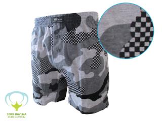 Pánske boxerky - trenírky - M-max Boxer Shorts Mix005 Farba: Šedá, Veľkosť: L